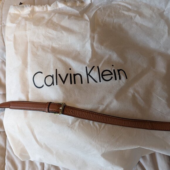 Like New Calvin Klein Leather Satchel - Picture 9 of 9